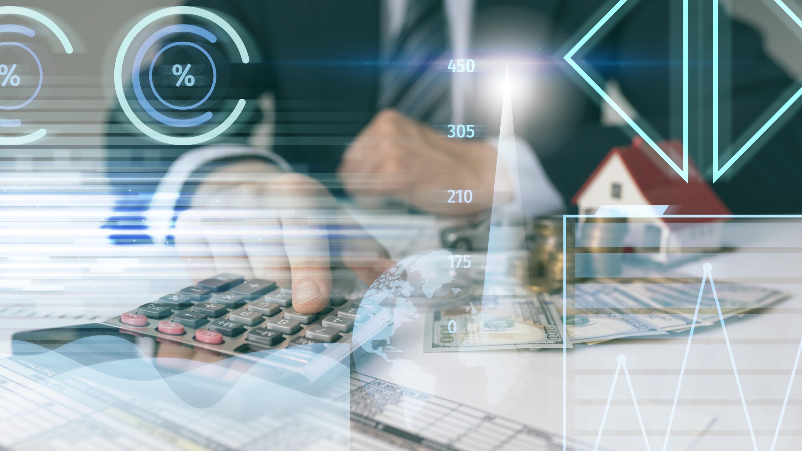 business concept with calculator close up scaled